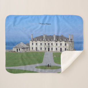 Old Fort Niagara Barracks sherpa blanket