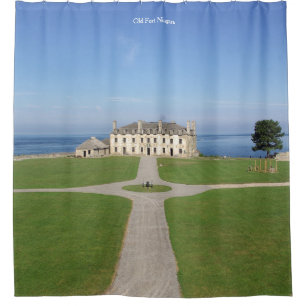 Old Fort Niagara Barracks shower curtain