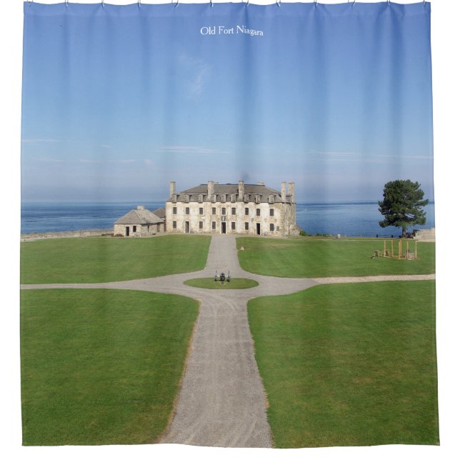 Old Fort Niagara Barracks shower curtain (Front)