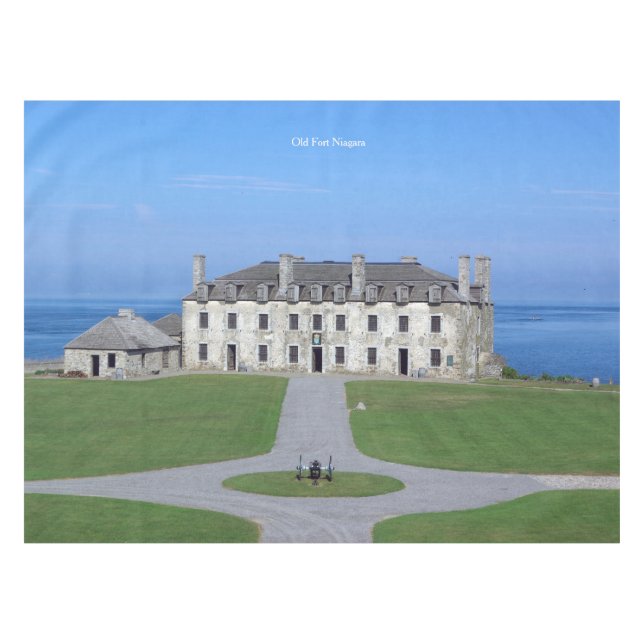 Old Fort Niagara Barracks tablecloth (Front (Horizontal))