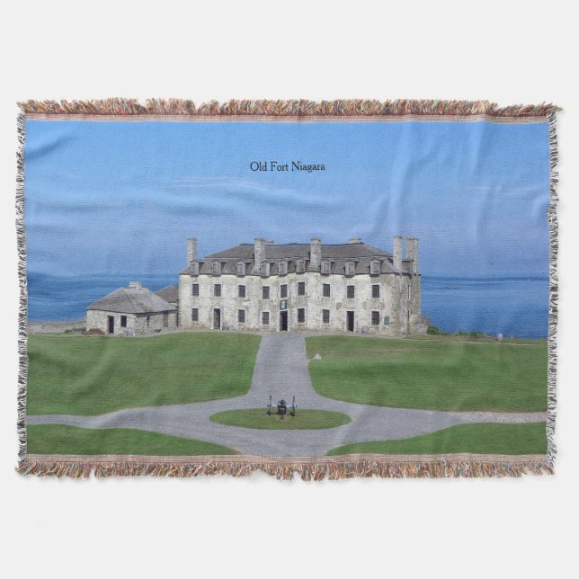 Old Fort Niagara Barracks throw blanket (Front)