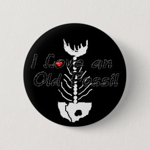 Old Fossil Button