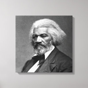 Old Fr3d3rick Bailey Douglas African American Hero Canvas Print