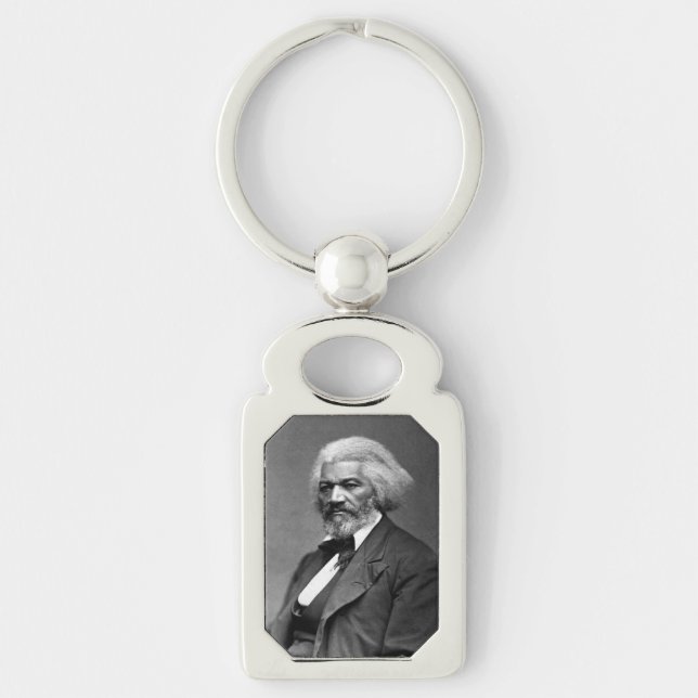 Old Fr3d3rick Bailey Douglas African American Hero Keychain (Front)