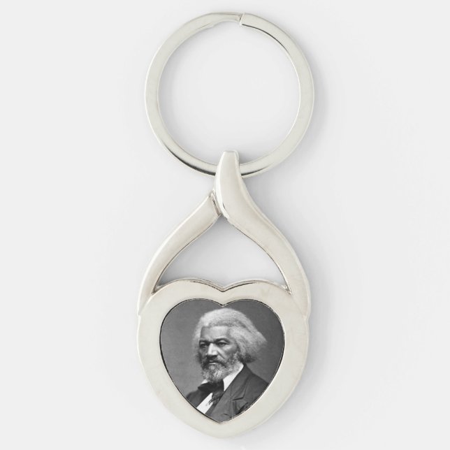 Old Fr3d3rick Bailey Douglas African American Hero Keychain (Front)