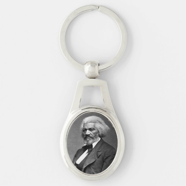 Old Fr3d3rick Bailey Douglas African American Hero Keychain (Front)