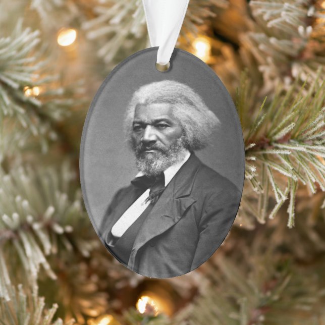 Old Fr3d3rick Bailey Douglas African American Hero Ornament (Tree)