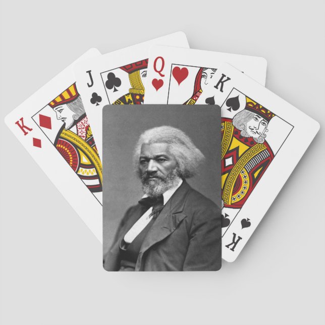 Old Fr3d3rick Bailey Douglas African American Hero Playing Cards (Back)