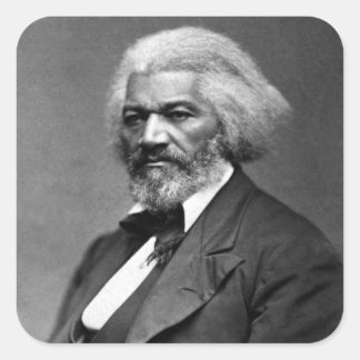 Old Fr3d3rick Bailey Douglas African American Hero Square Sticker