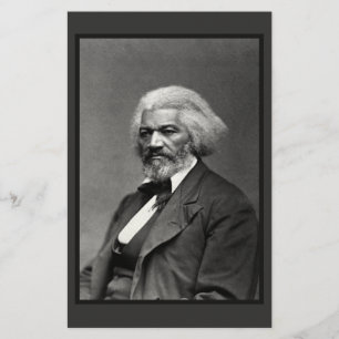 Old Fr3d3rick Bailey Douglas African American Hero Stationery