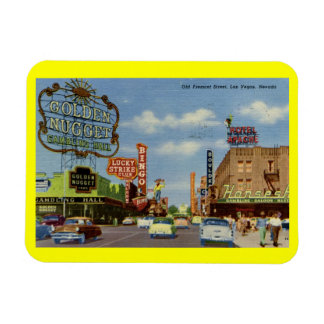 Old Fremont St., Las Vegas Vintage  Magnet