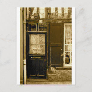 Old French Door Postcard