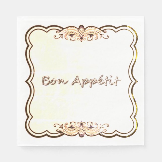 OLD-French-Vintage-NAPKIN-MULTI-CHOICE'S Napkin (Front)