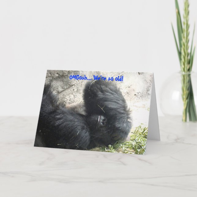 Old Friends Birthday Card (Front)