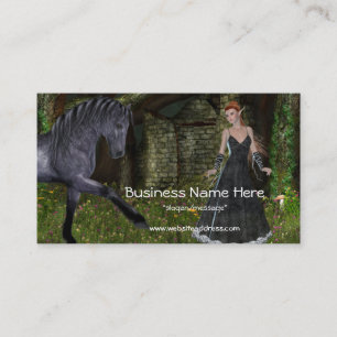 'Old Friends' - Elf & Black Horse Business Cards