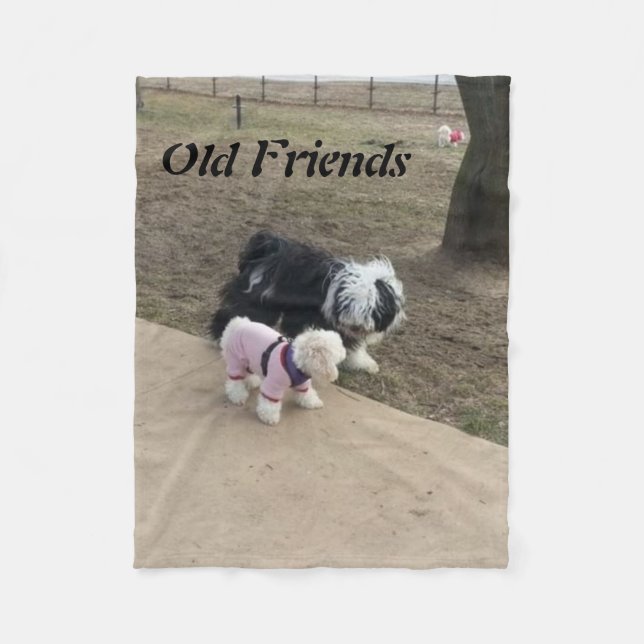 Old Friends Fleece Blanket (Front)