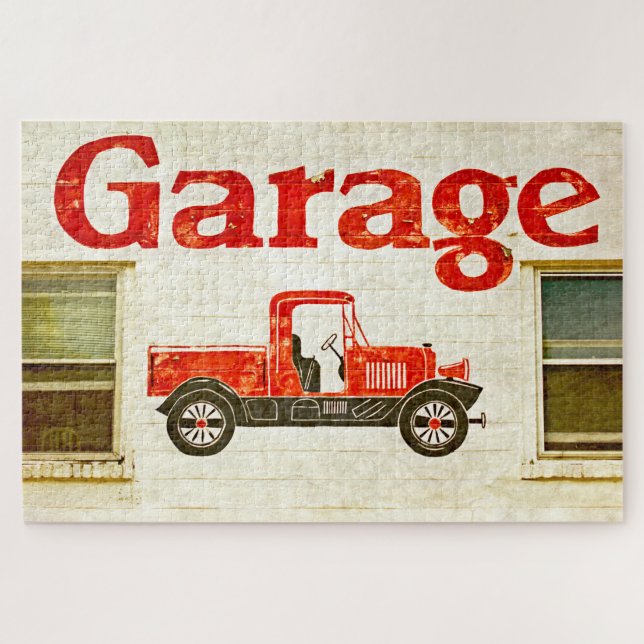 Old Garage Jigsaw Puzzle (Horizontal)