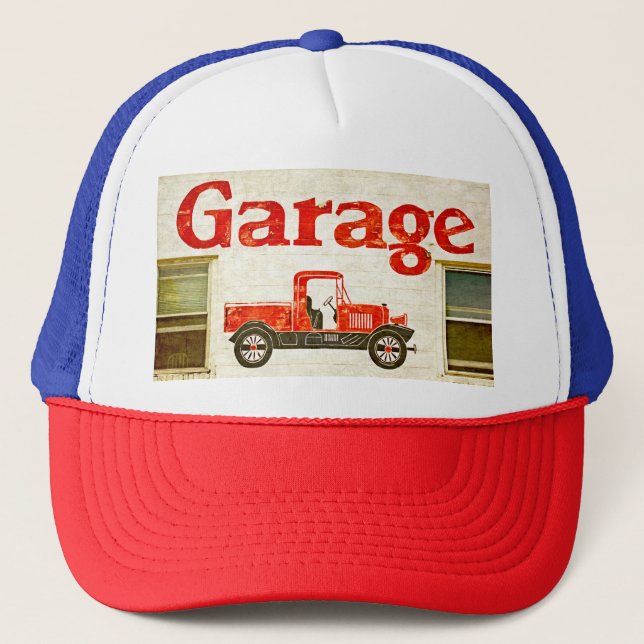 Old Garage Trucker Hat (Front)
