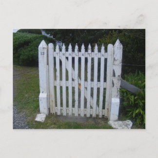 Old gate on Great Ocean Road Postcard