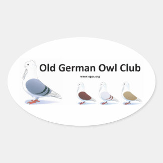 Old German Owl Club Sticker
