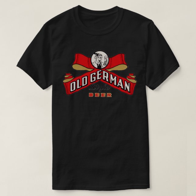 Old German Style Beer T-Shirt (Design Front)