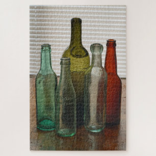 Old Glass Bottles 2 Jigsaw Puzzle
