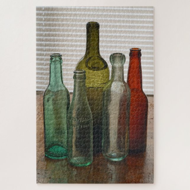 Old Glass Bottles 2 Jigsaw Puzzle (Vertical)
