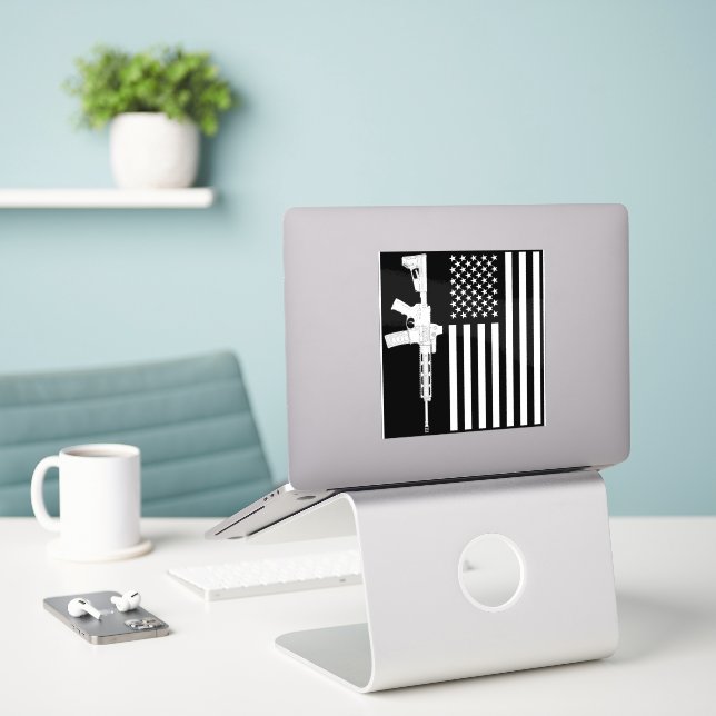 Old Glory  (Laptop On Desk)