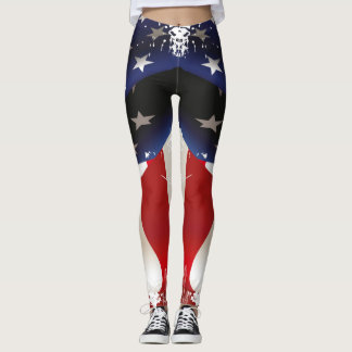 Old Glory, American Flag, America, Patriotic Leggings
