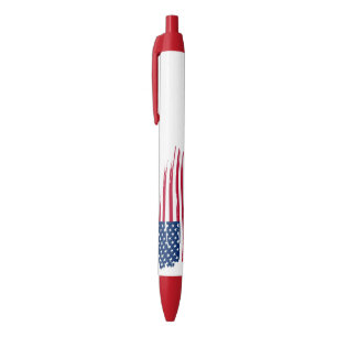 Old Glory Black Ink Pen