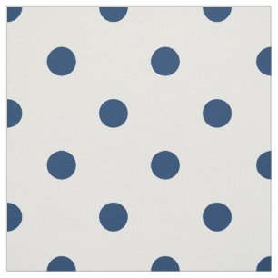 Old Glory Blue Polka Dots (large scale) Fabric