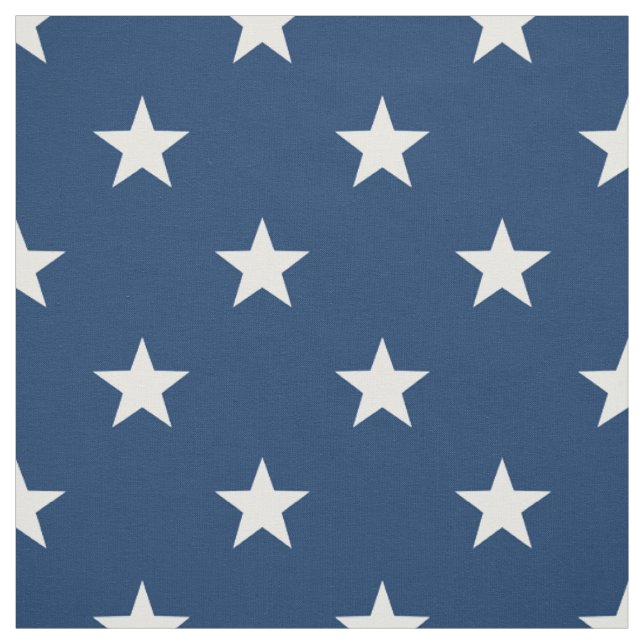 Old Glory Blue White Stars (large scale) Fabric (Swatch)