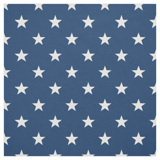 Old Glory Blue White Stars (small scale) Fabric (Swatch)