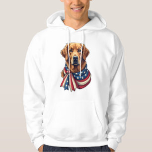 Old Glory Golden Retriever Vintage Shirt 2