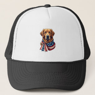 Old Glory Golden Retriever Vintage Shirt 2 Trucker Hat