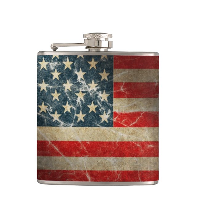 OLD GLORY HIP FLASK (Front)