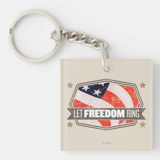 Old Glory Keychain (Front)