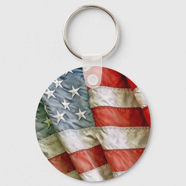 Old Glory Keychain (Front)
