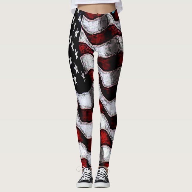 Old Glory Leggings (Front)