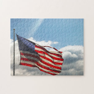 Old Glory or the Stars and Stripes American Flag. Jigsaw Puzzle