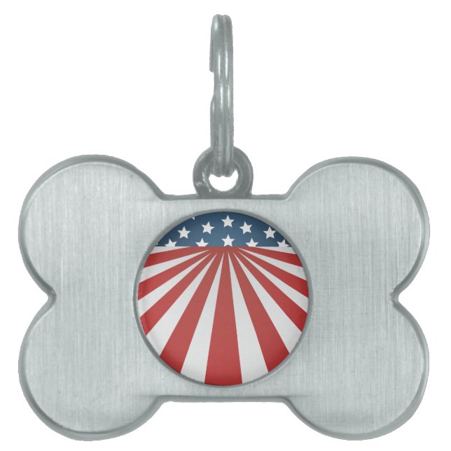 old glory pet tag (Front)