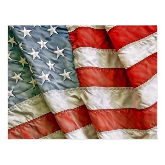 Old Glory Postcard