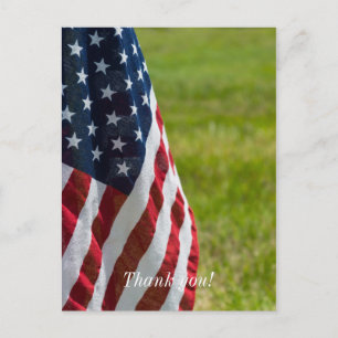 Old Glory Postcard