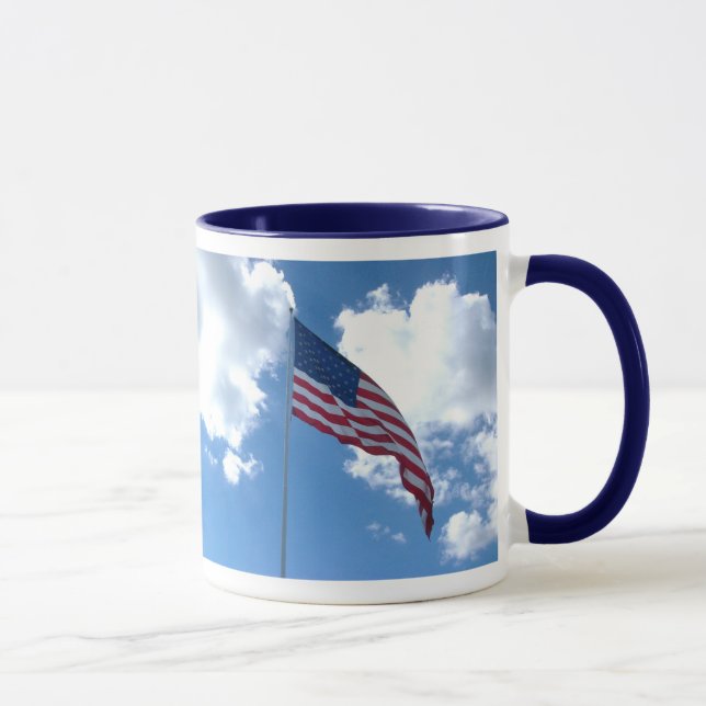 Old Glory Ringer Mug (Right)