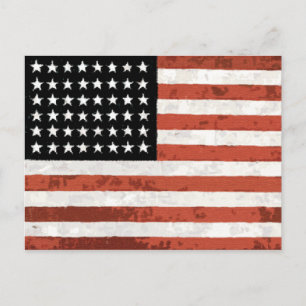 Old Glory Rustic Postcards