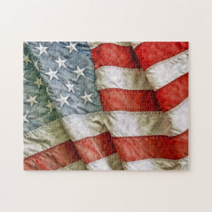 Old Glory Stars & Stripes Jigsaw Puzzle