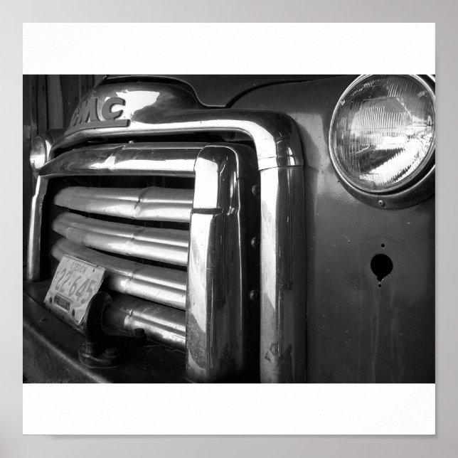 Old GMC Farming Truck I Photographed. Poster (Front)