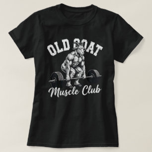 Old Goat Muscle Club Bodybuilding Gym T-Shirt