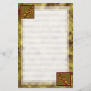 Old Gold Dragon Stationery