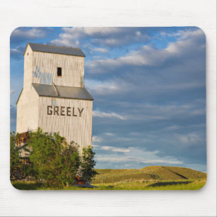 Old Grain Elevator In Virgelle, Montana, USA Mouse Pad